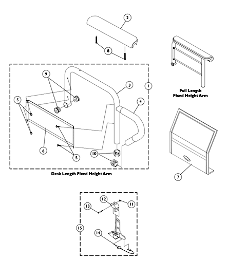 Arms - Fixed Height