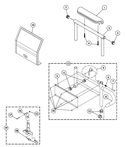 Arms - Adjustable Height