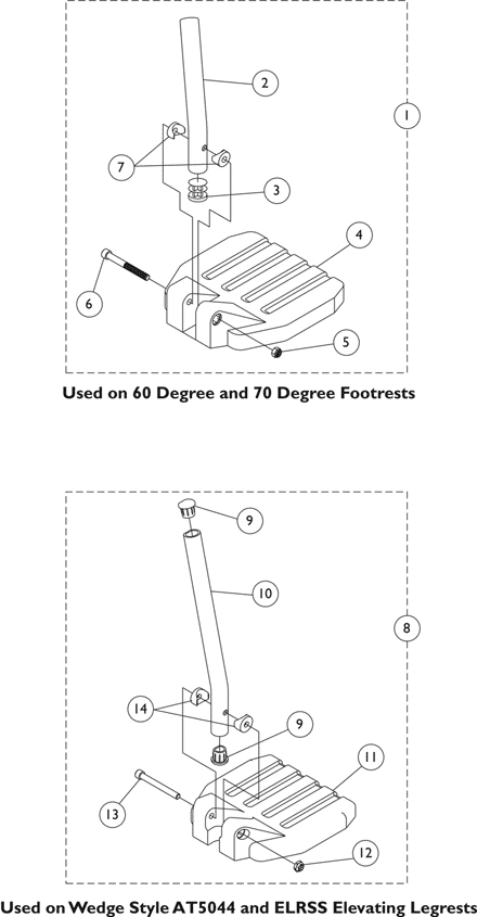 Composite Footplate with Pivot Tube