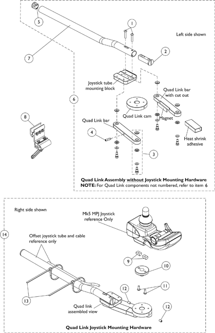 Quad Link Assembly For MK5 MPJ Joystick