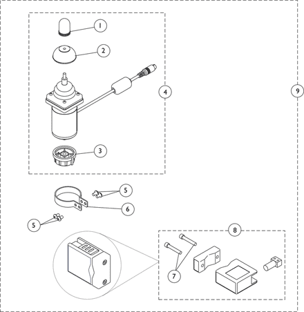 Electronics - Proportional Attendant Control Joystick PACM5