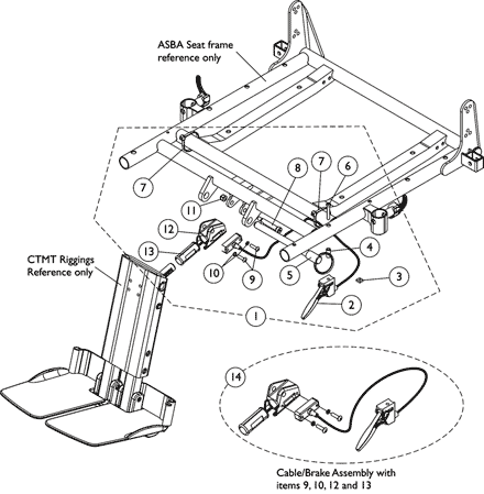 Center Mount Rigging Mounting Hardware (CTMT)