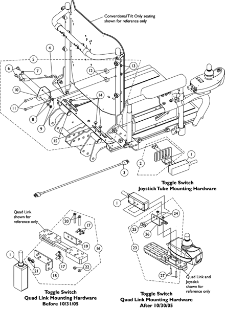 TRSS Toggle and Mounting Hardware