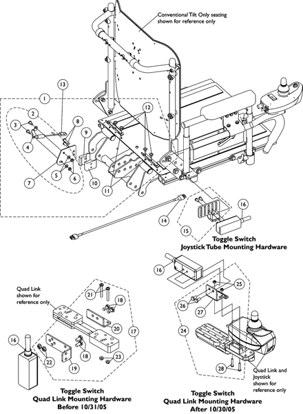 TRSS Toggle and Mounting Hardware