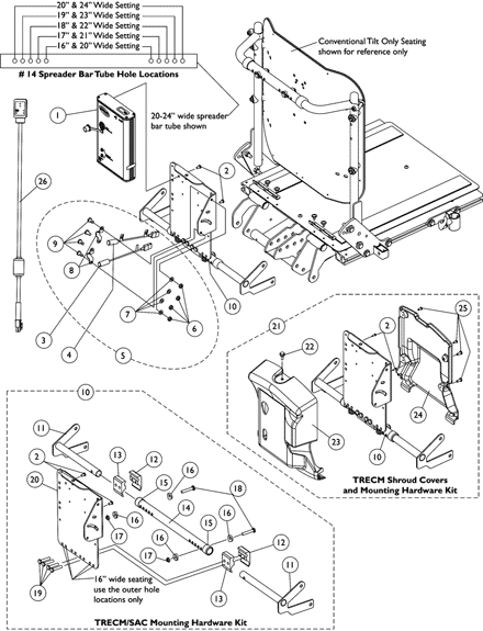 MK5 TRECM, Shroud Cover, Mercury Free Switches and Mounting Hardware