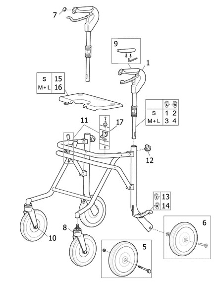 Melody rollator