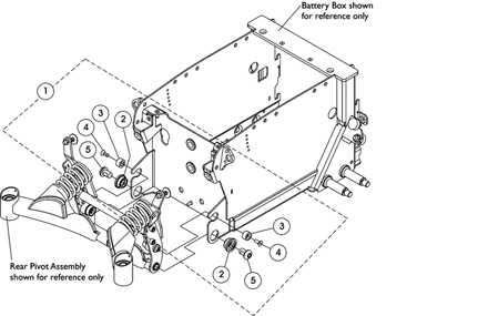 Rear Pivot Assembly Mounting Hardware