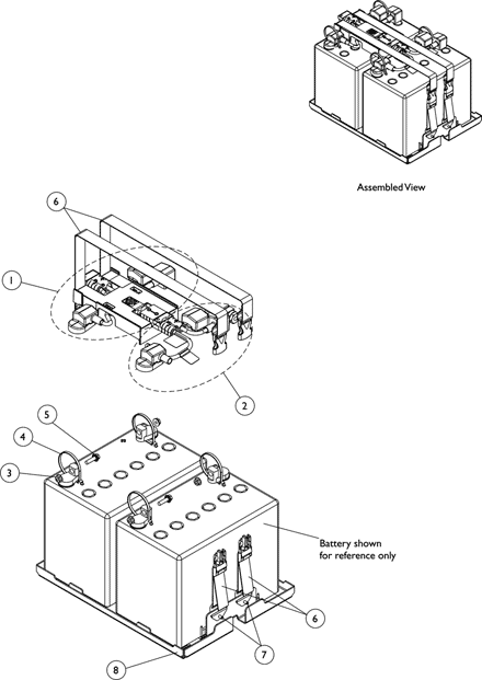 Battery Tray Assembly - GP24 Batteries