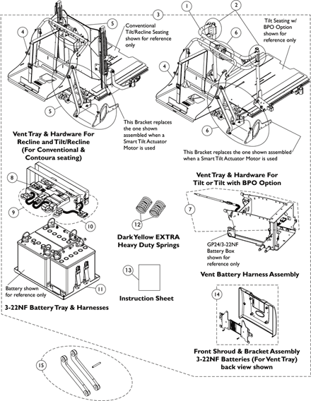 Vent Tray Kits For TDX SP/SP-GT/SR Models