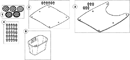 Floor Mats, Basket, Reflectors & Owner''s Manual