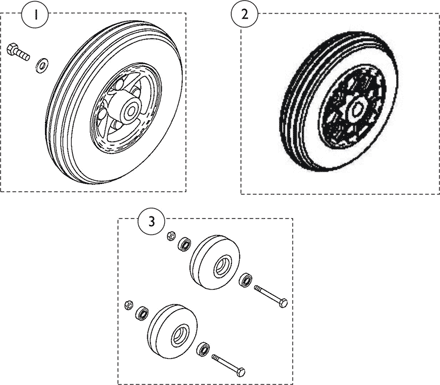 Rear Wheels & Anti-Tips