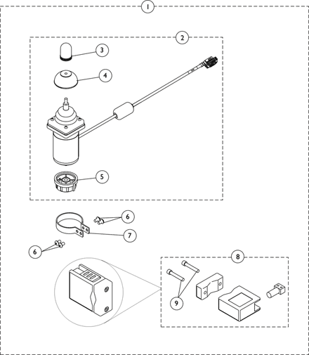 Proportional Attendant Control Joystick (PACM6)