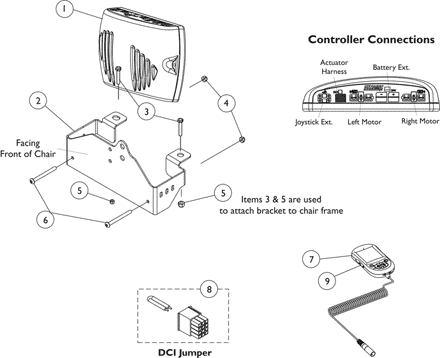 Controller, Programmer, and Mounting Hardware