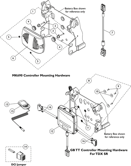 Controller, Programmer, & Mtg. Hdwr. - TDX SP/SP-GT/SR