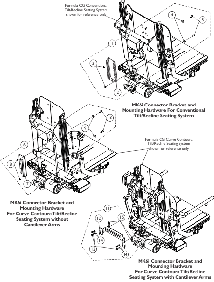 MK6i Connector Bracket and Mounting Hardware