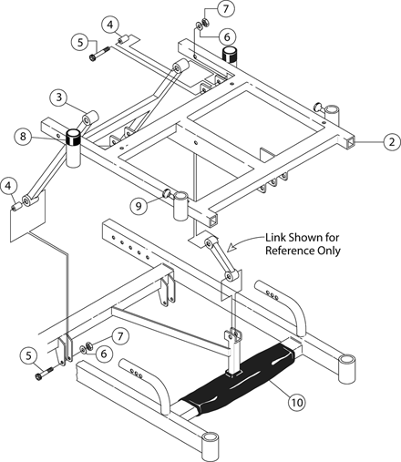 Lower Frame and Seat Frame Assembly