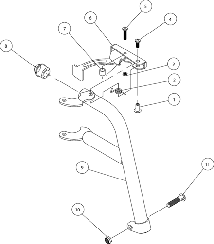 Front Rigging - Swingaway Supports Type 75