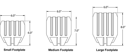 Pivot Tube w/ Footplate Assy. - Composite - 1651