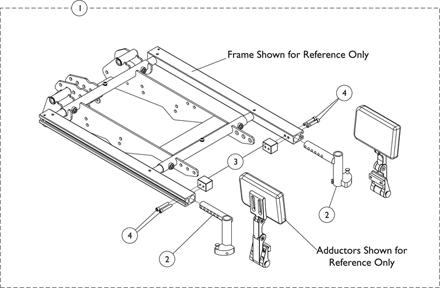 Adductor Mounting Hardware - Sector Style