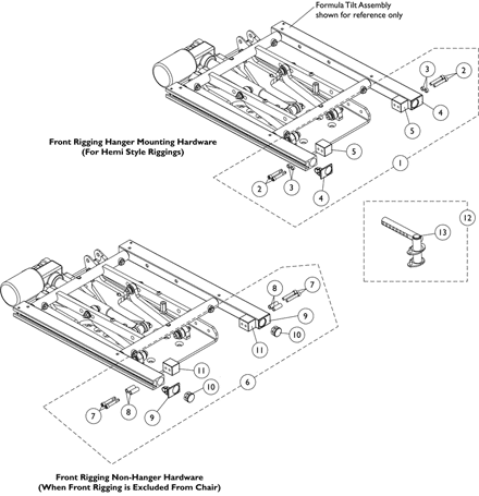 Front Rigging Hanger Hdwr