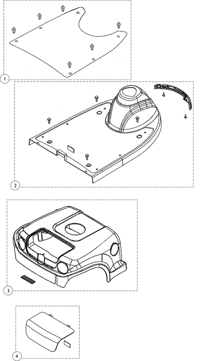 Floor Mats, Main and Rear Shrouds