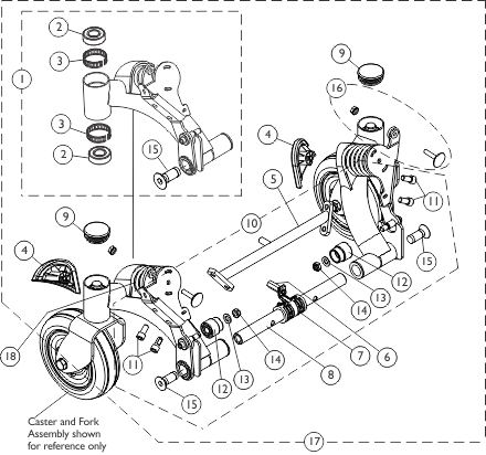 Pivot Assembly, Rear