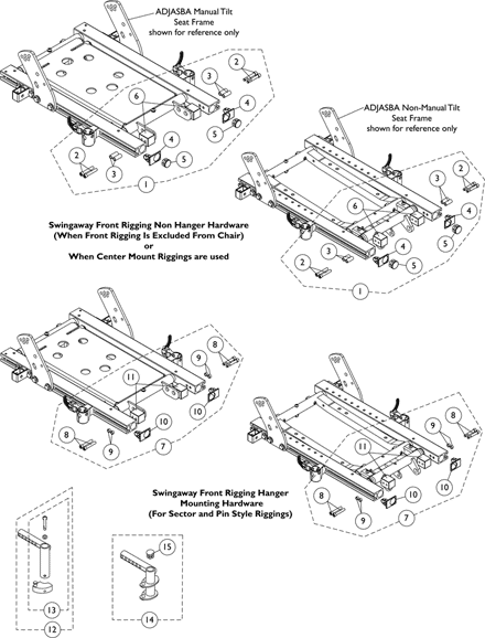 Front Rigging Hanger Hdwr