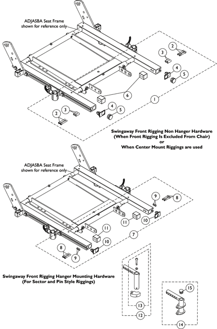 Front Rigging Hanger Hdwr