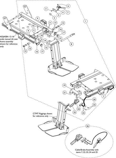 Center Mount Rigging Mounting Hardware