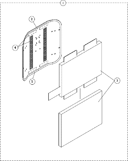 Back, Conventional without Mounting Hardware