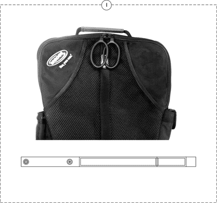 Back Pack with Mounting Straps