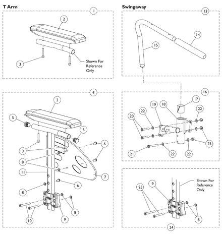 T-Arm and Swingaway