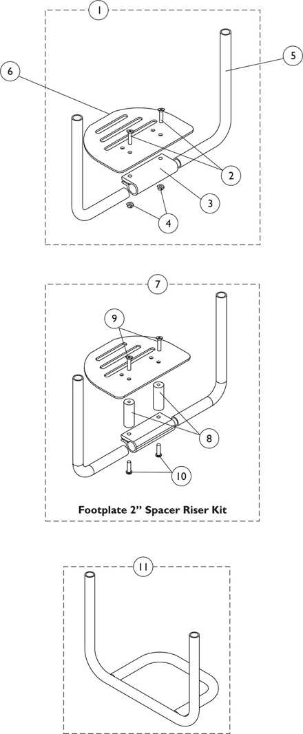 Footrest and Hardware