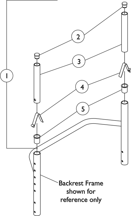 Back Canes w/o Push Handle