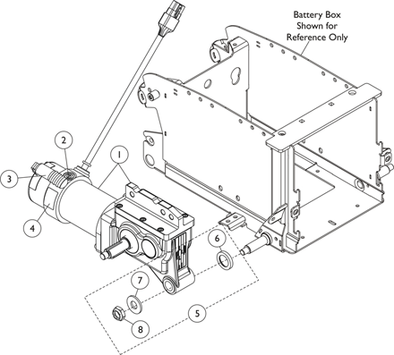 Motor Assembly and Mounting Hardware