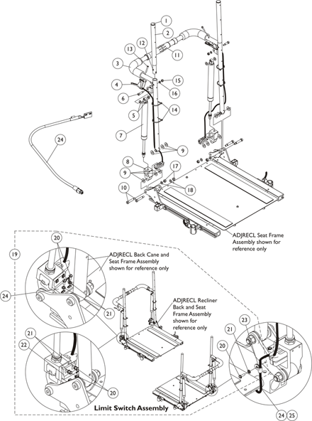 Recliner Back Assembly
