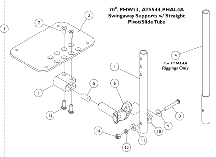 AT5543 Adjustable Angle Footplates