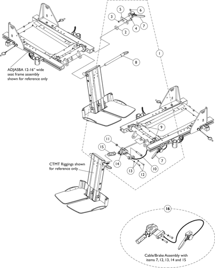 Center Mount Rigging Mounting Hardware