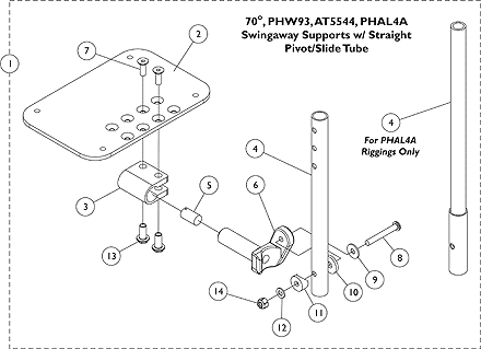 AT5543 Adjustable Angle Footplates