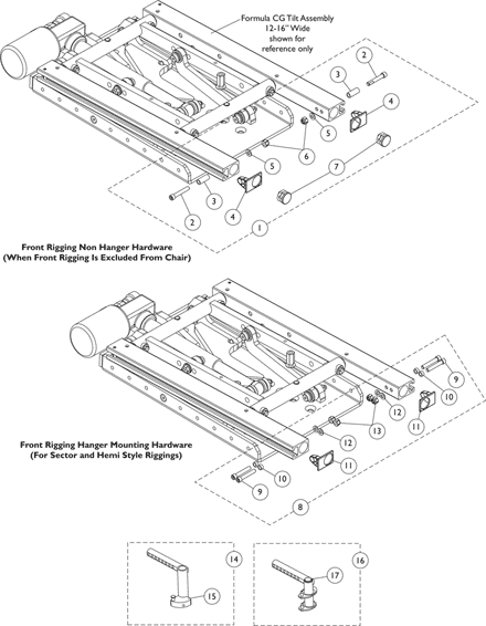 Front Rigging Hanger Hdwr