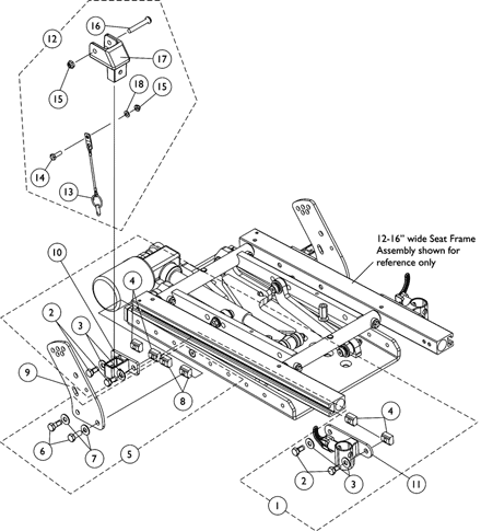 Front/Rear Arm Socket Assembly and Hardware