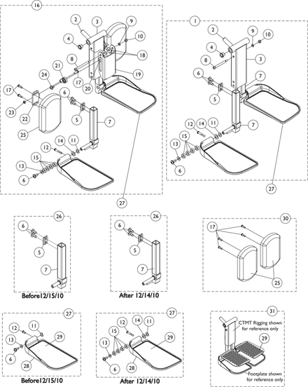 Center Mount Front Rigging