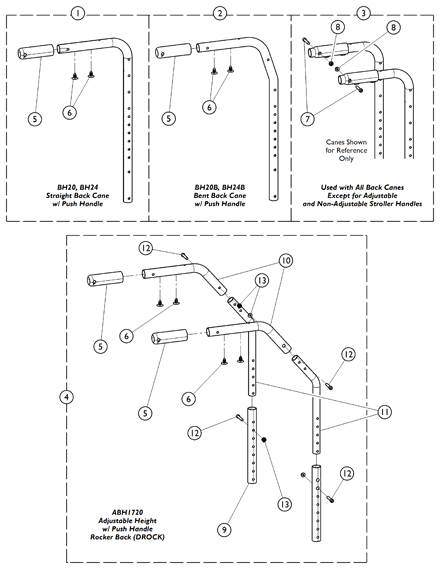 Back Cane Assembly