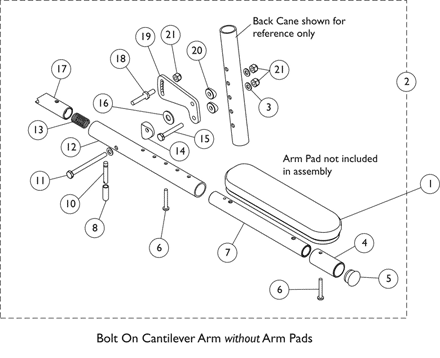 Arms - Cantilever Bolt On