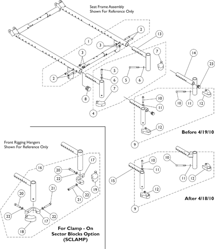 Front Rigging - Hanger Assembly