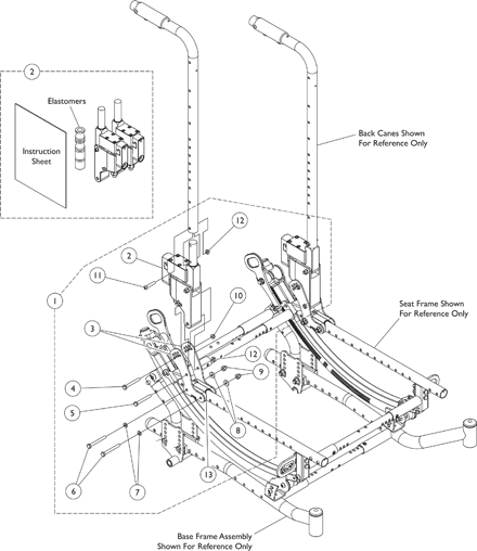 Rocker Back and Mounting Hardware