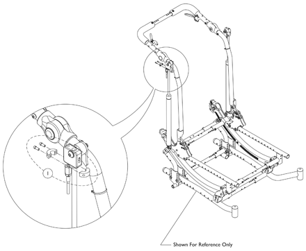 Reclining Back Hardware - Recliner Lockout