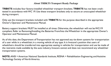 TRBKTS Option Clarification Reference