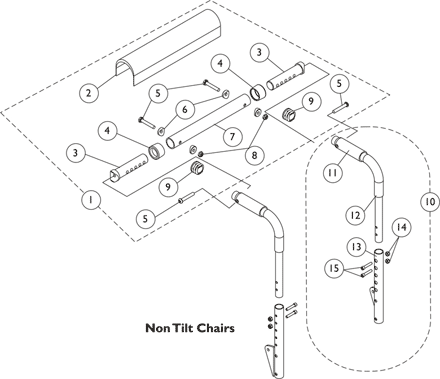 Back Canes, Spreader Bar and Push Handle