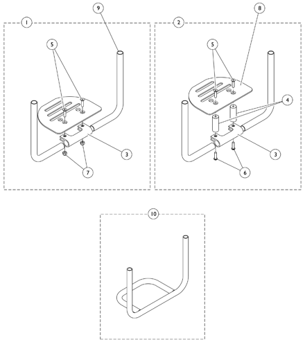 Footrest and Hardware